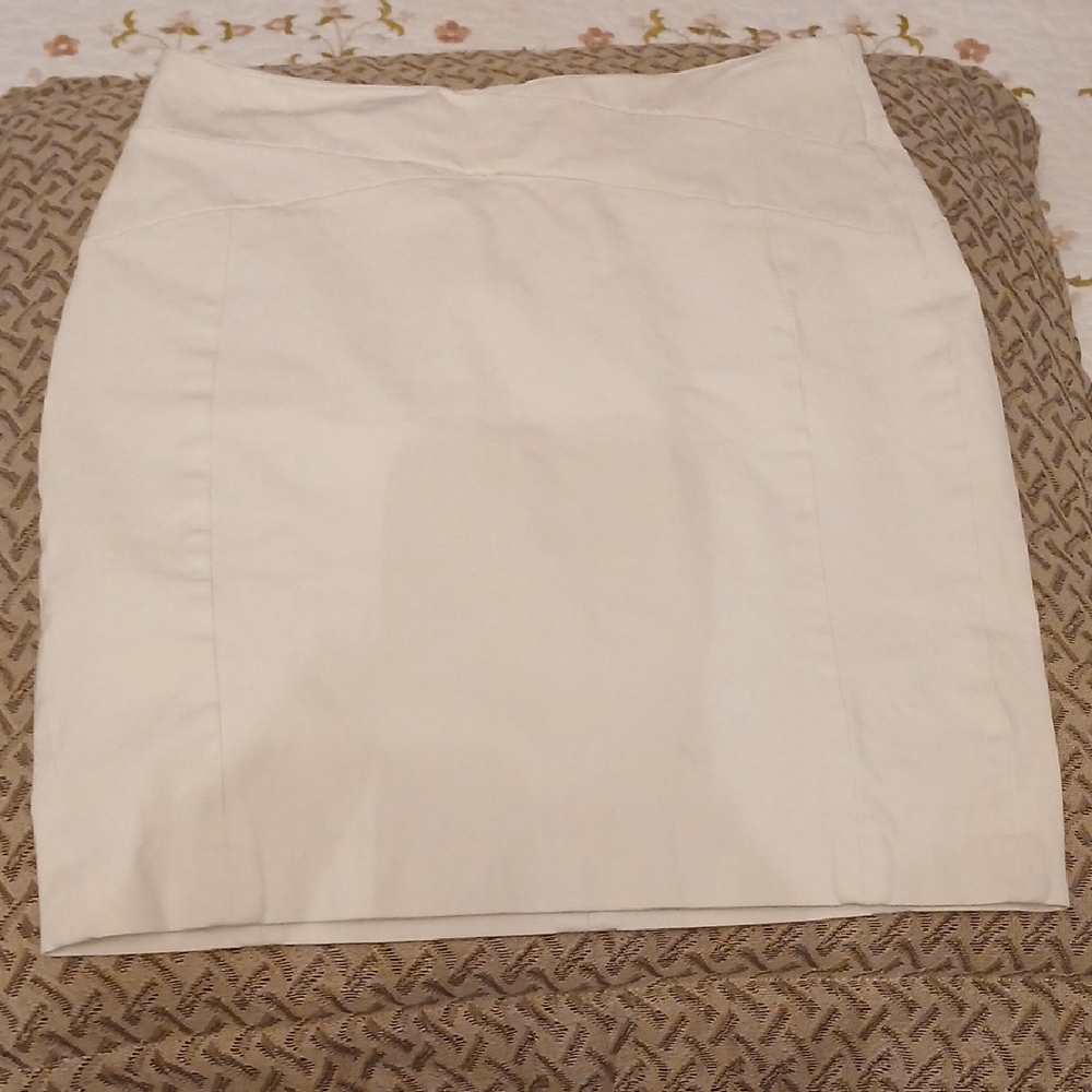 Banana Republic Ecru Pencil Skirt